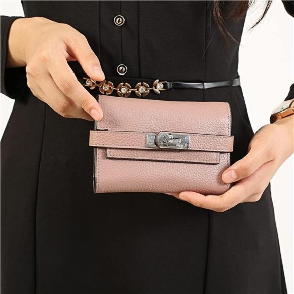 Handbags - Women's Long Leather Wallet Button Wallet for Women Fashion Personality Clutch